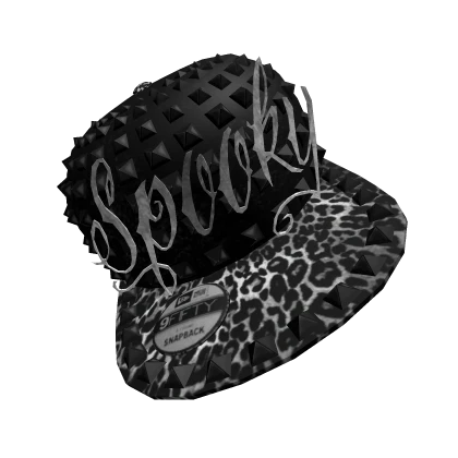 White Leopard Snapback