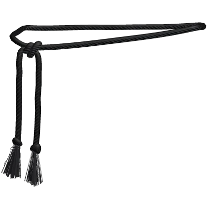 Black Rope Belt 1.0