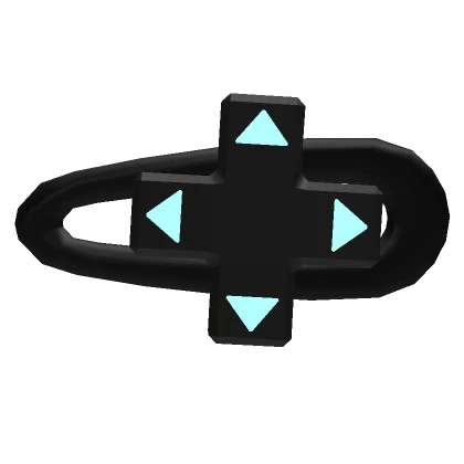 Blue Neon Gamer Hair Clip [Right Variant]