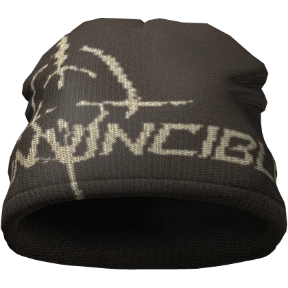 ✤ Y2K "INVINCIBLE" BEANIE