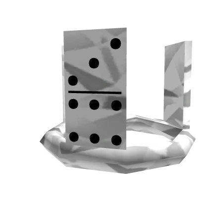 White Sparkle Time Domino Crown