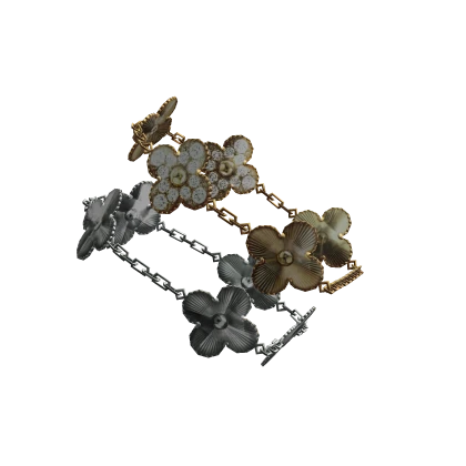 Gold and Silver Bracelet