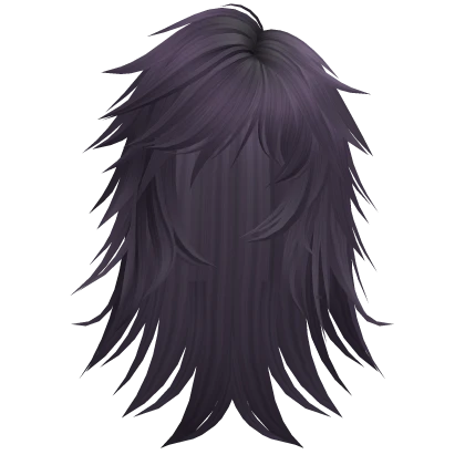 Emo Wispy Straight Hair (Purple)