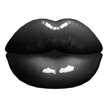 Black Big Duck Lips