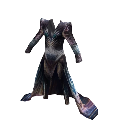Holographic Long Dress