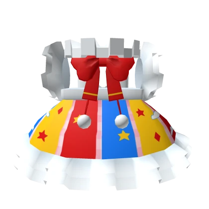 🎈3.0 Extravagant Circus Clown Dress