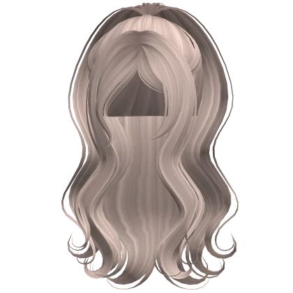 girly wavy half up curly hairstyle white