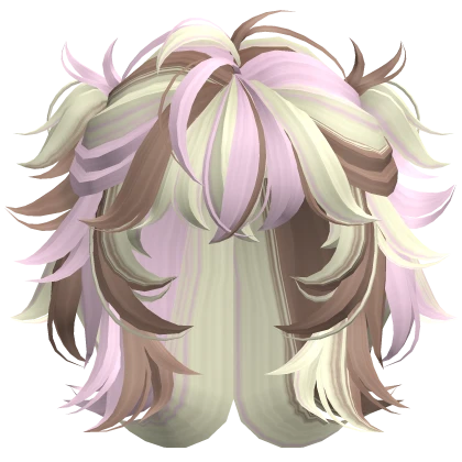 Half Up Wolf Cut Pigtails (Neapolitan 2)