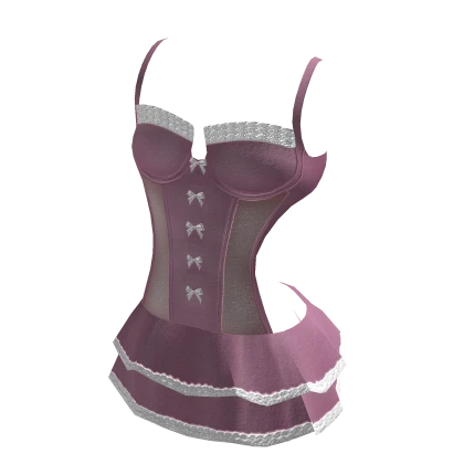 Maid Dress Y2K in Pink