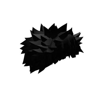 Black Spiky Messy Boy Hair