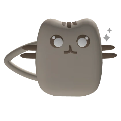 ♡ cute pusheen hair clip 