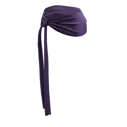 Elegant Waist Wrap Drape (Purple) 