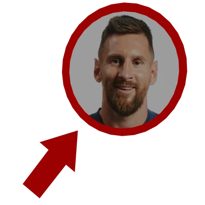 Messi Red Circle