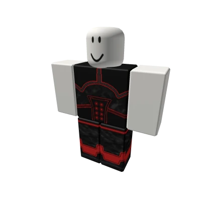 (Robot) Red Neon Power Armor Pants