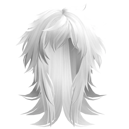 Spiky Emo Alt Hair (White)