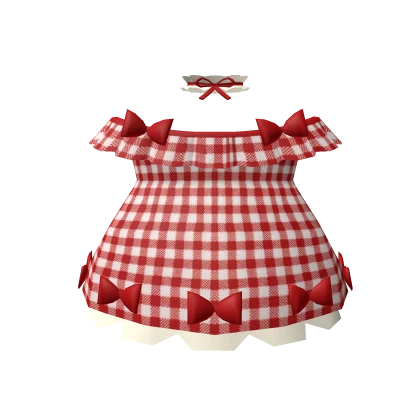 💖3.0 Romantic Red Doll DRESS