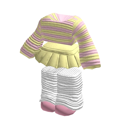 Pink Yellow Easter Outfit