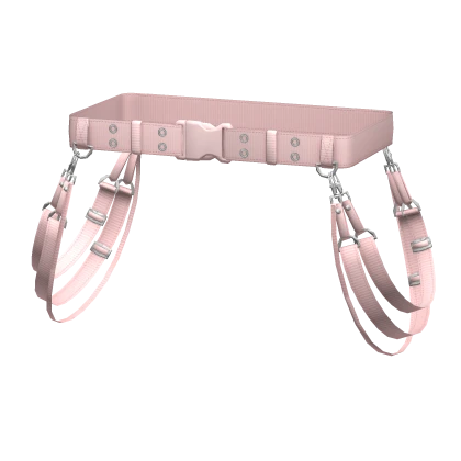 Pink Techwear Belt w/ Suspenders 1.0
