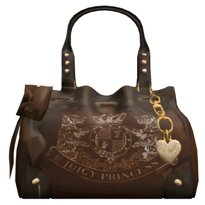 Juicy 2000s Mcbling Vintage Purse | Brown