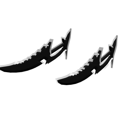 Dual White Demon King Sword