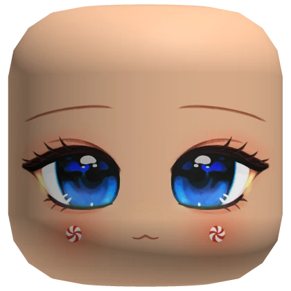 🍀Christmas Decora  Face Mask (Blue)