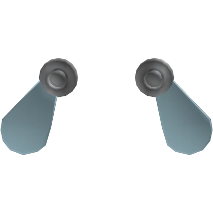 Frutiger Aero ♡ Robot Music Dog Ears (Blue)