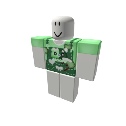 ꒰✿. gloomy cutesy zombie bear halloween bucket hat