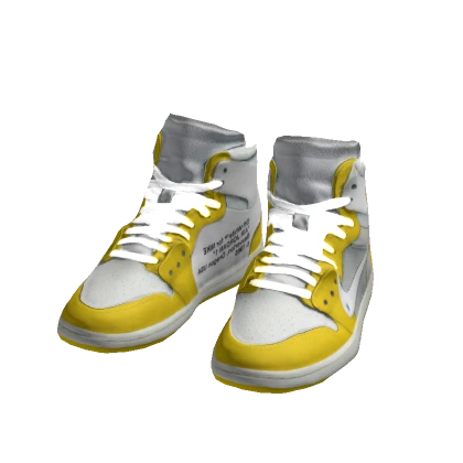 Jord 1 Off White ''Canary Yellow''