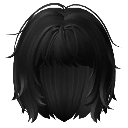 Messy Short Layered Bob (Black)