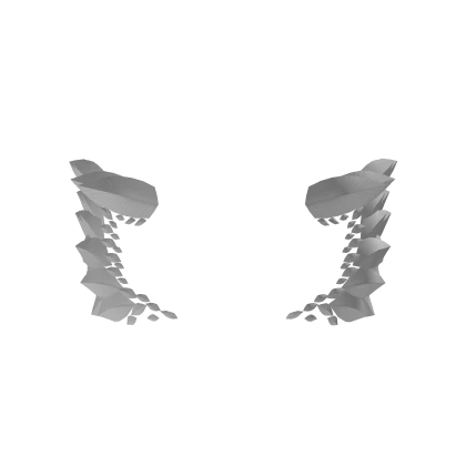 1.0 Eye Face Feathers - White