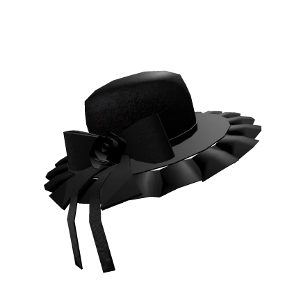 Gothic Mini Top Hat with Black Bow