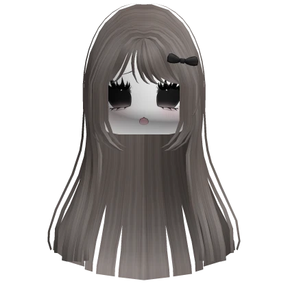 vkei moe ash hair cute emo anime face 