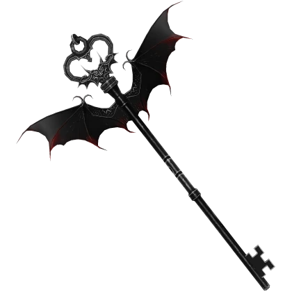 Gothic Vampire Halloween Batwing Key
