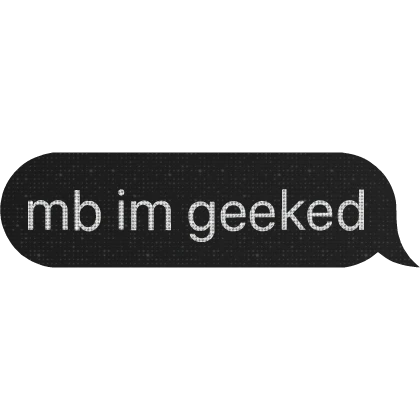 (diamonds) mb im geeked