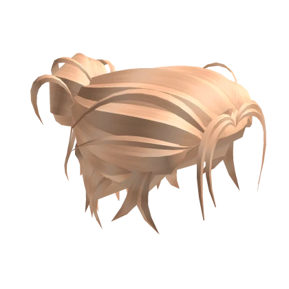 Anime Messy Manbun Boy Hair Man Bun (Blonde)