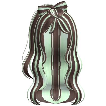 Cute Voluminous Sweetheart Bow Hair in Mint Choco