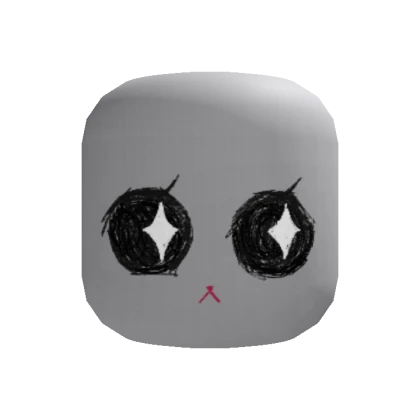 Kawaii Hamster Scribble Face