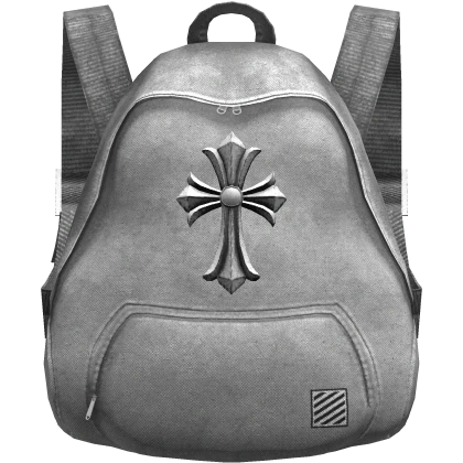 White Chrome Canvas Backpack (3.0)