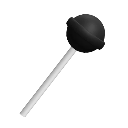 Black Halloween Lollipop