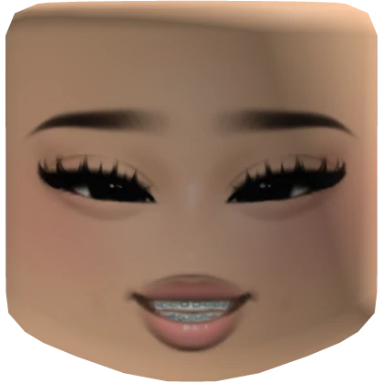 Smiling cute braces makeup