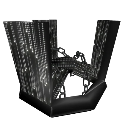 Dot Matrix Chain Domino Crown (Black)