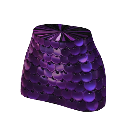 purple sequin miniskirt