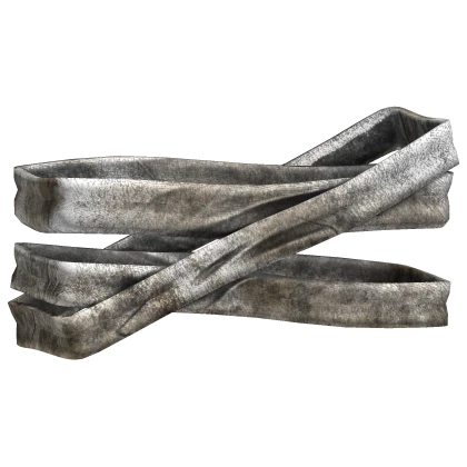 White Dirty Grunge Body Bandage Wraps