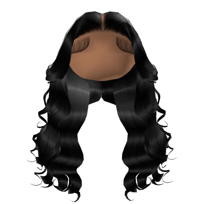 Voluminous Middle Part [Black]