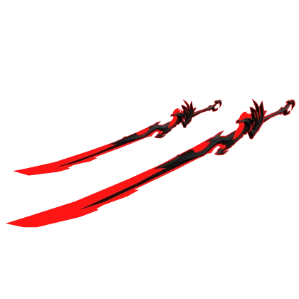 Dual Red Dragon Void Sword