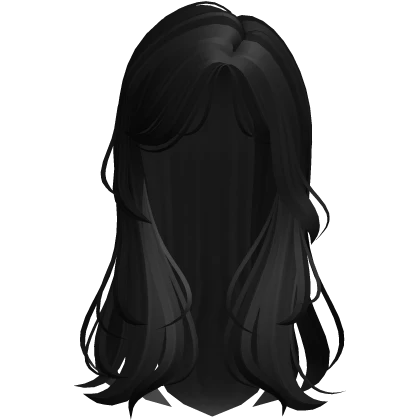 long windy wavy vamp haircut bangs black