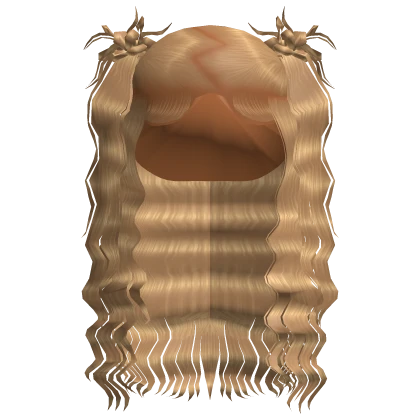 ☆ | Blonde Y2K Crimped Pigtails