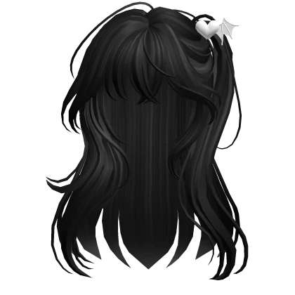 Black Anime Hairstyle Girl w/ Side Ponytail