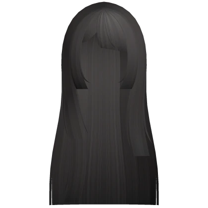 long cut up hime doll hair in dark brown