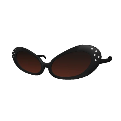 Y2K Cat Eye Sunglasses (Brown)